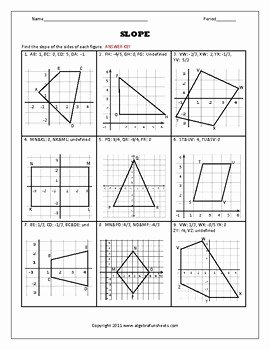 Find the Slope Worksheet New Slope Finding Slope From A Graph Worksheet Polygons by