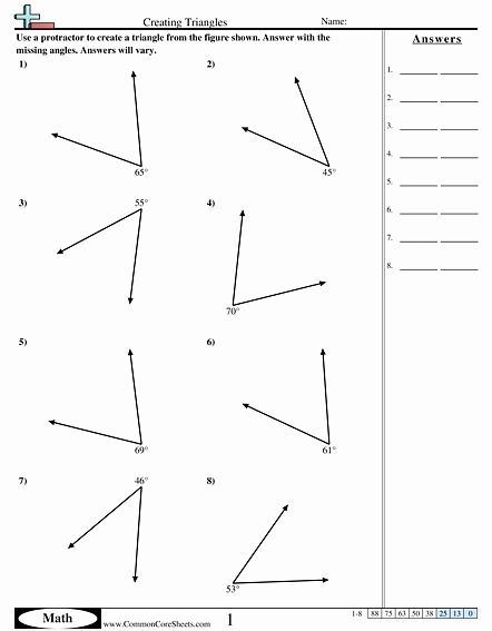 Finding Angle Measures Worksheet Inspirational Angles Worksheets