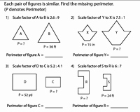 Finding Scale Factor Worksheet Best Of area and Perimeter Of Similar Figures