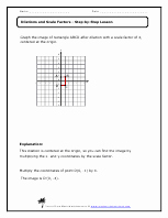 Finding Scale Factor Worksheet Lovely Dilations and Scale Factors Worksheets