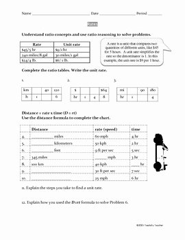 Finding Unit Rates Worksheet Inspirational Rates Unit Rates and Rate Reasoning Worksheet Mon