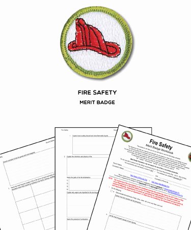 Fire Safety Merit Badge Worksheet New Fire Safety Merit Badge Worksheet &amp; Requirements