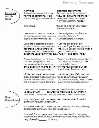 Following Directions Worksheet Trick New Following Directions Worksheet