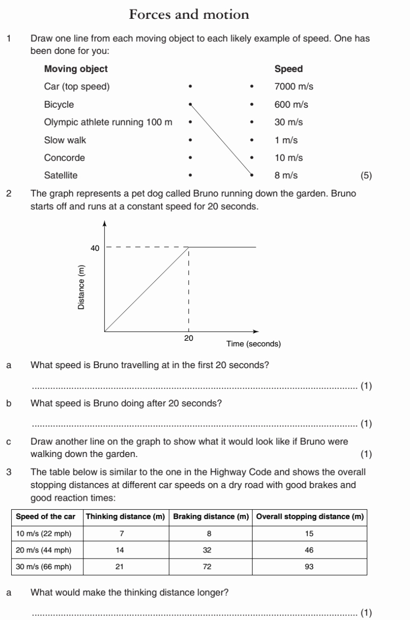 Forces and Motion Worksheet Lovely forces and Motion Worksheet