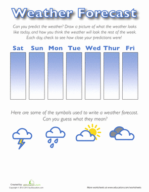 Forecasting Weather Map Worksheet 1 Elegant Weather forecast for Kids Homeschooling
