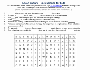 Forms Of Energy Worksheet Best Of Download the Free Energy Worksheet for Kids