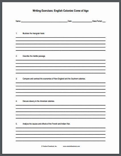 French and Indian War Worksheet Awesome Here to Print Pdf