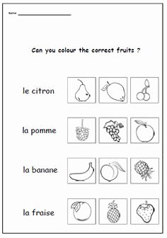 French Worksheet for Kids Lovely Kindergarten Beginners French Worksheet Printable