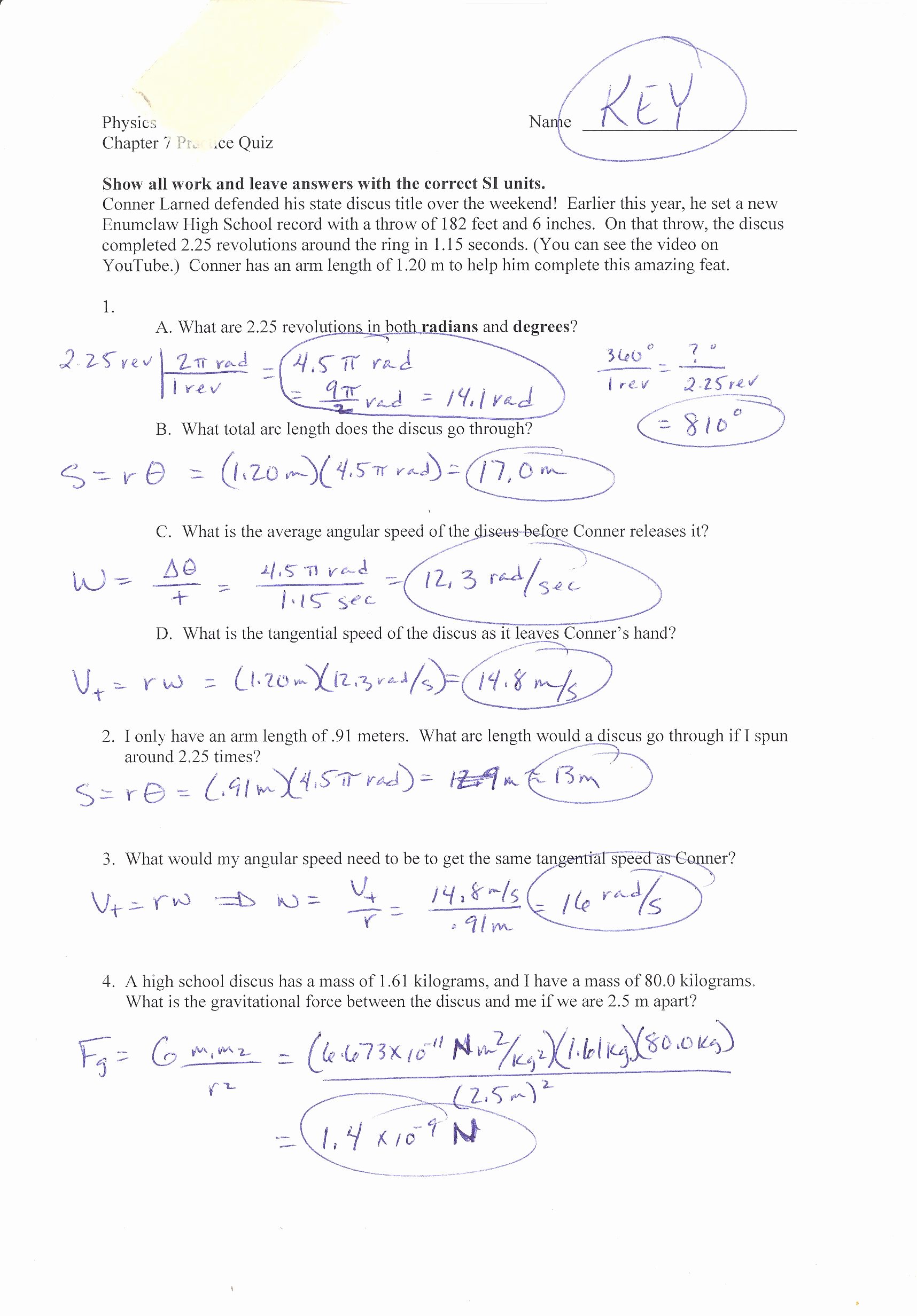 Friction and Gravity Worksheet Answers Elegant Gravity and Motion Worksheet Answer Key Worksheets for Kids