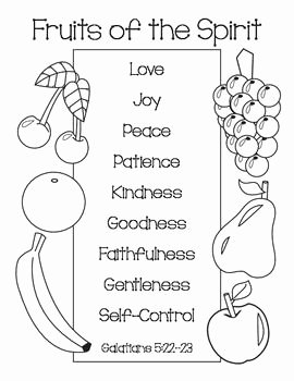 Fruits Of the Spirit Worksheet Best Of Coloring Pages the O Jays and Coloring On Pinterest