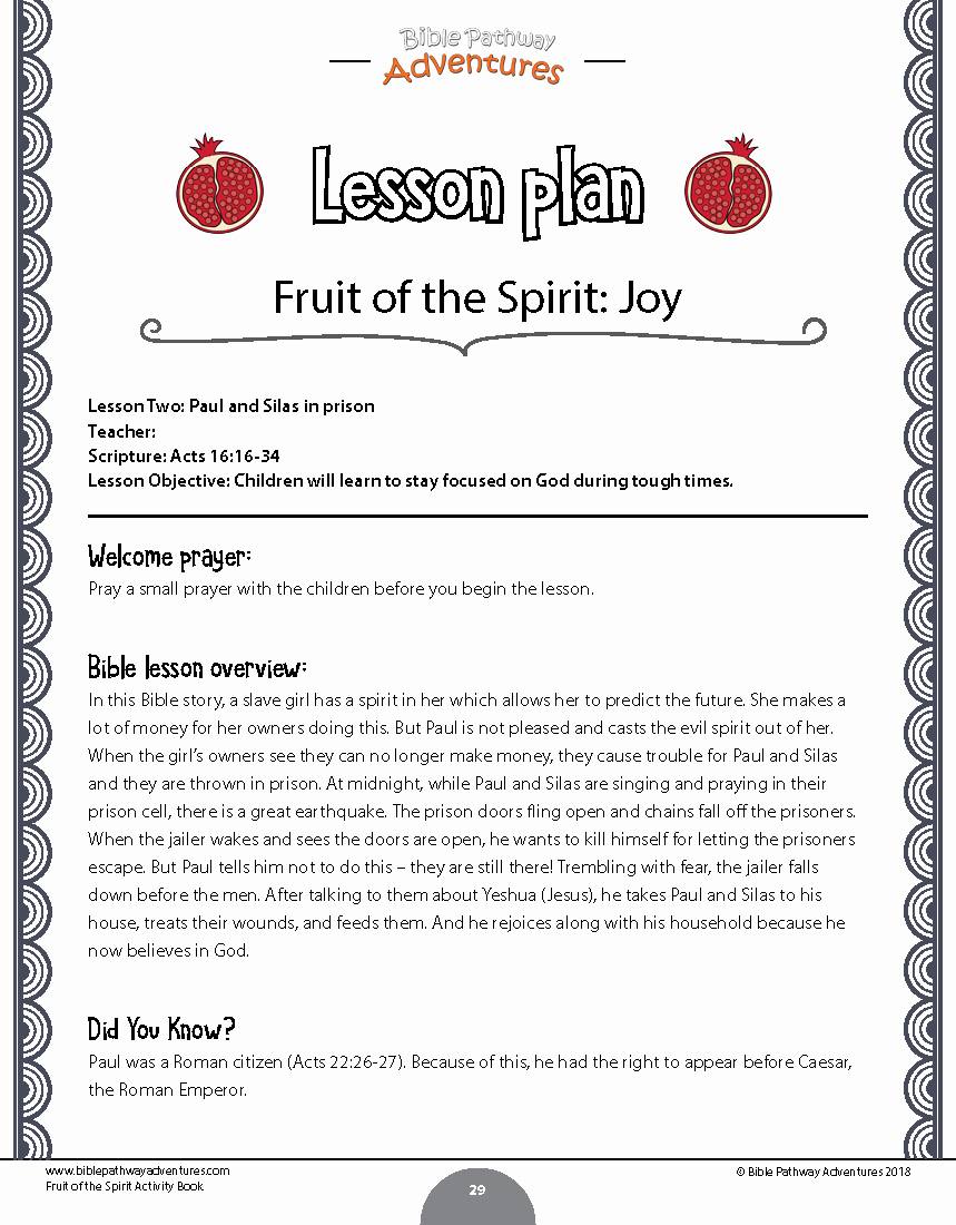 Fruits Of the Spirit Worksheet Fresh Fruit Of the Spirit Coloring Activity Book – Bible Pathway
