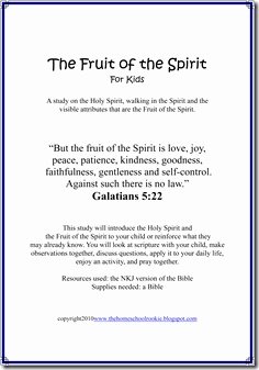 Fruits Of the Spirit Worksheet Unique Fruit Of the Spirit Bible Study Confessions Of A