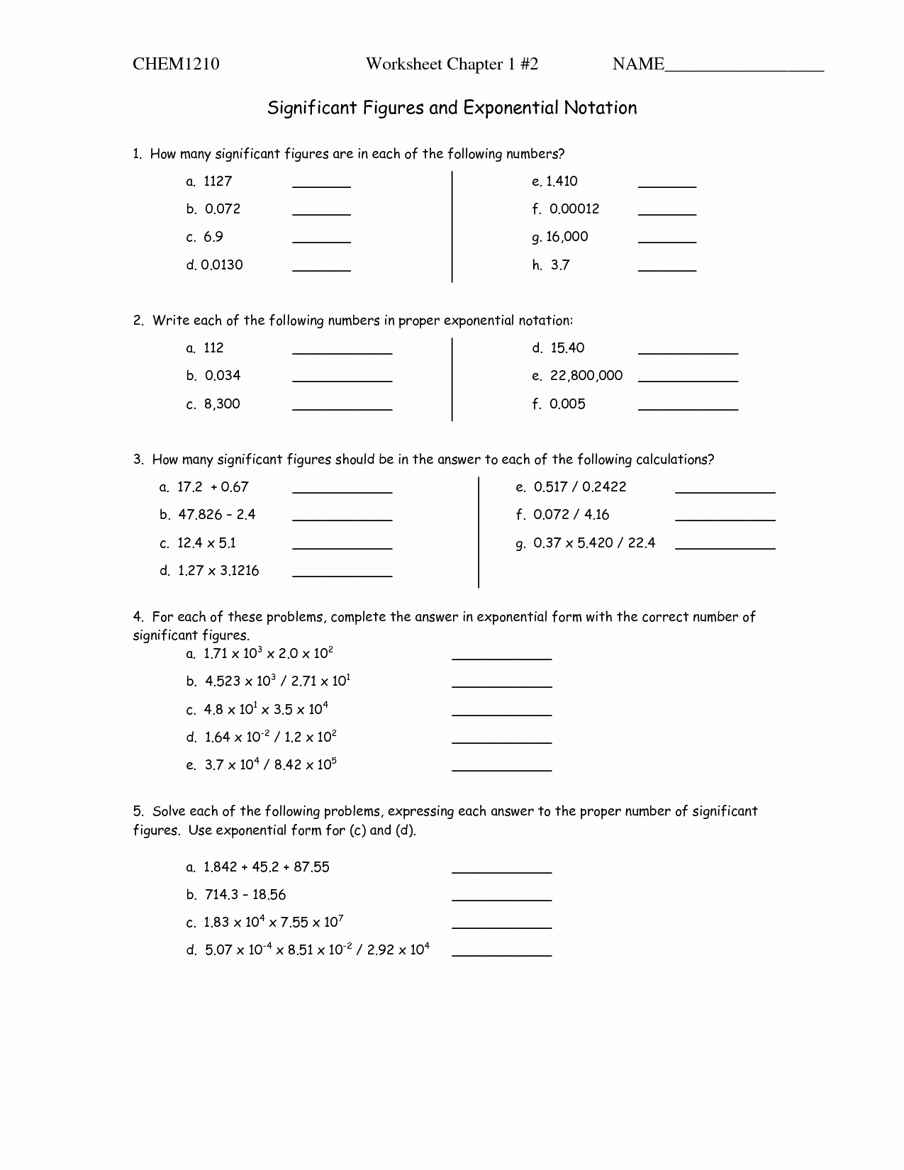 Function Notation Worksheet Answers Best Of 11 Best Of Science Notation Worksheet Scientific