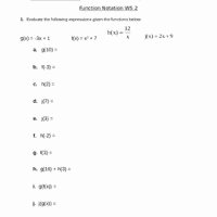 Function Notation Worksheet Answers New Eastern King Size Bed Dimensions