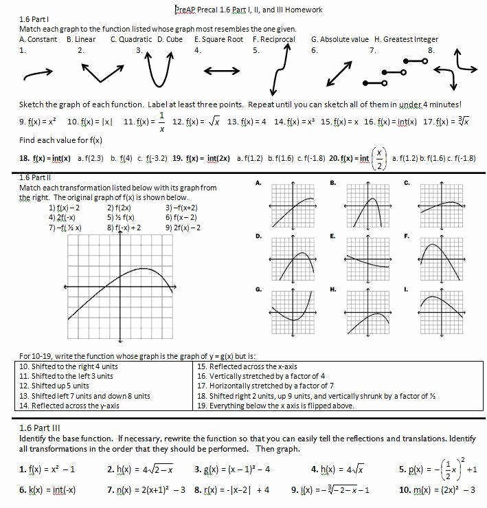 50 Function Operations And Composition Worksheet