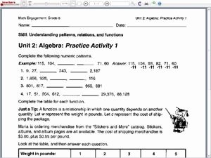 Functions and Relations Worksheet Awesome Understanding Patterns Relations and Functions Worksheet