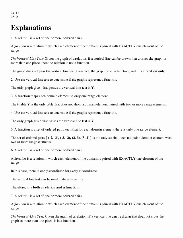 Functions and Relations Worksheet Beautiful Relations and Functions Worksheet