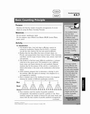 Fundamental Counting Principle Worksheet Best Of Counting Principle Lesson Plans &amp; Worksheets
