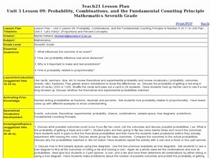 Fundamental Counting Principle Worksheet Fresh Counting Principle Lesson Plans &amp; Worksheets