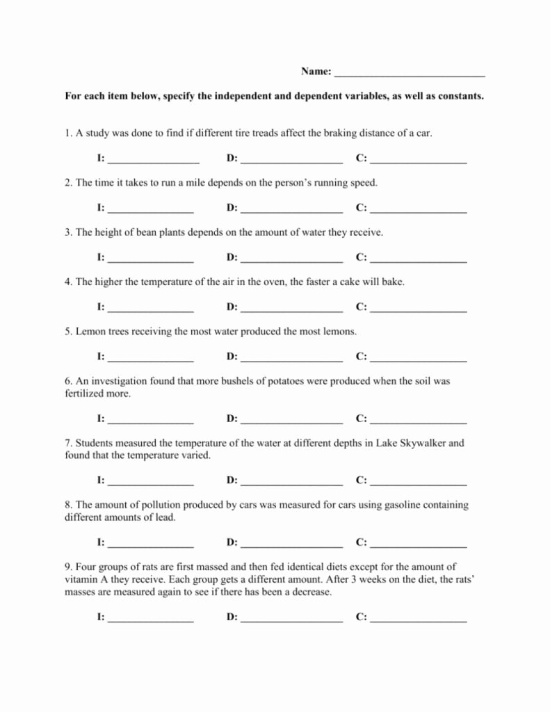 Gas Variables Worksheet Answers Best Of Downloadable Template Of Variables Worksheet More Practice