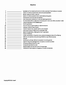 Genetics Worksheet Middle School Unique Genetics Vocabulary Quiz or Worksheet for Middle School