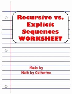 Geometric and Arithmetic Sequence Worksheet Luxury Arithmetic &amp; Geometric Sequences Worksheet and Homework
