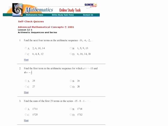 Geometric Sequence Worksheet Answers Beautiful 68 Arithmetic and Geometric Sequences Mon Core Algebra