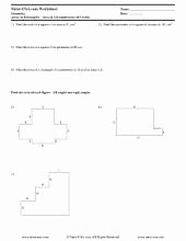 Geometry Points Of Concurrency Worksheet Awesome Free Geometry Worksheets &amp; Printables with Answers