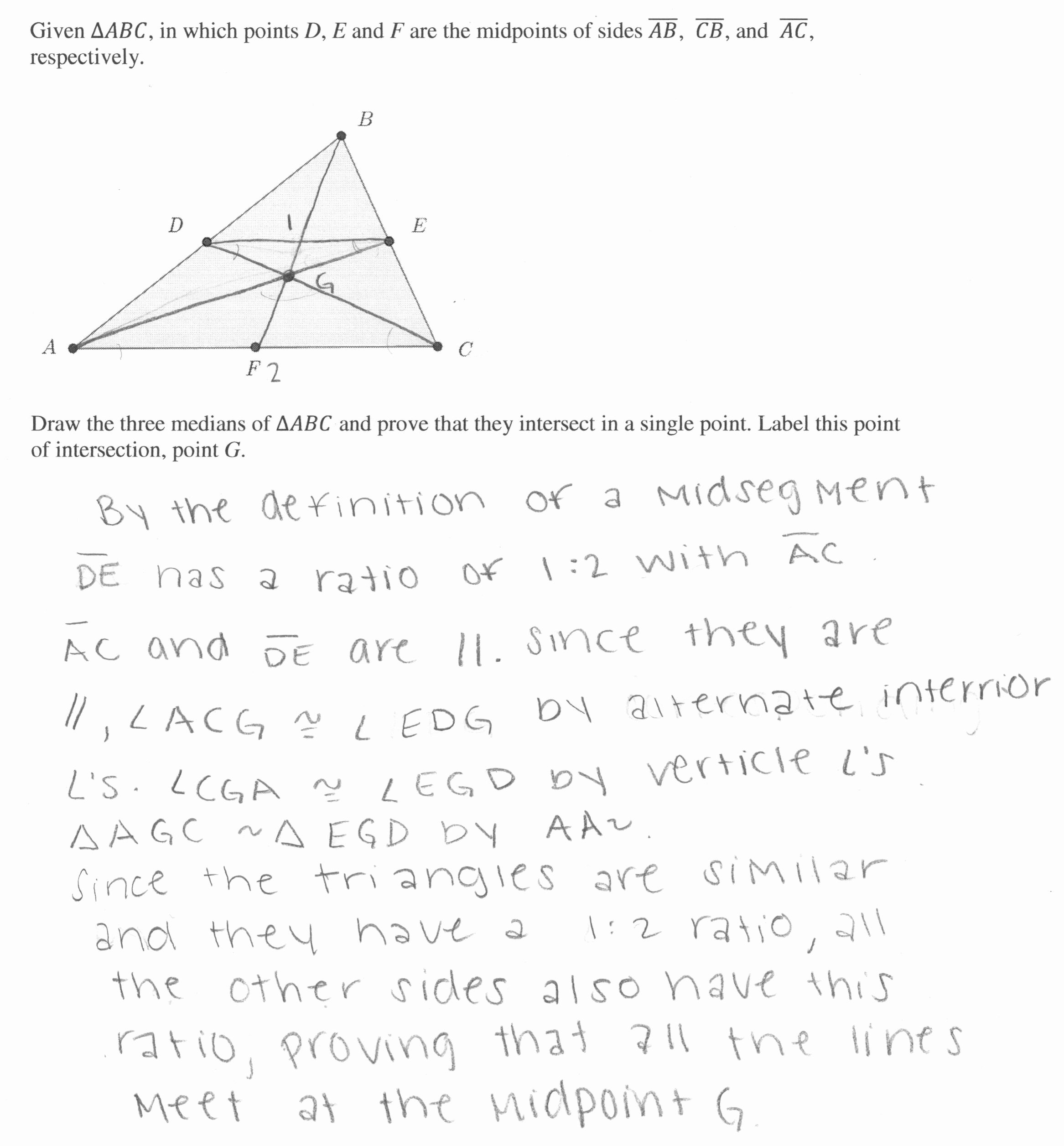 Geometry Points Of Concurrency Worksheet New Worksheet Triangle Midsegment Worksheet Grass Fedjp