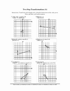 Geometry Transformations Worksheet Answers Unique 1000 Images About Transformations On Pinterest