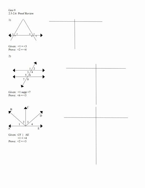 Geometry Worksheet Beginning Proofs Unique Geometry Proofs Worksheet for 10th Grade