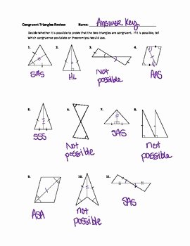 Geometry Worksheet Congruent Triangles Lovely Geometry Congruent Triangles Practice Worksheet Answer