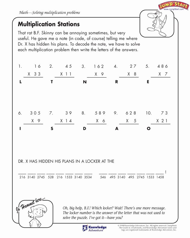 Get the Message Worksheet Answers Best Of Get the Message Math Worksheet Answer Key