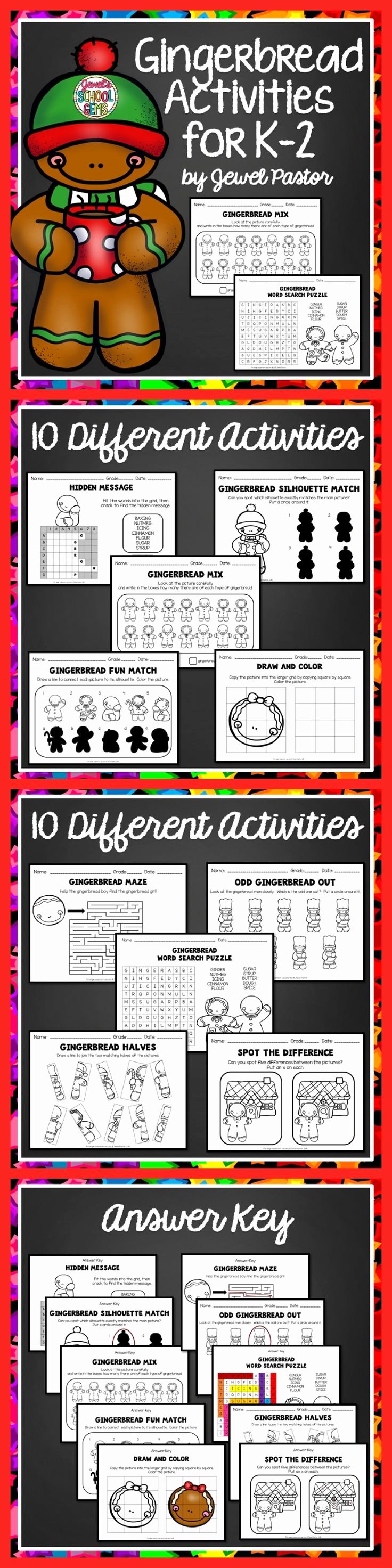 Get the Message Worksheet Answers New Christmas Worksheets Gingerbread Man Activities