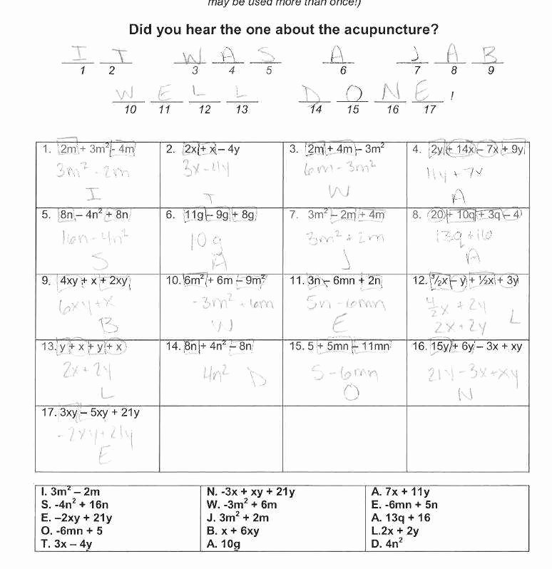 Get the Message Worksheet Answers Unique Did You Hear About Math Worksheet