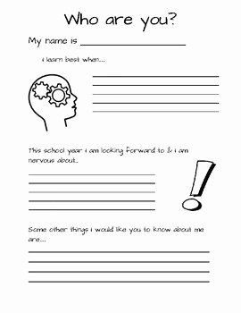 Getting to Know You Worksheet Lovely Getting to Know Your Students Worksheet by Ms Mitchells