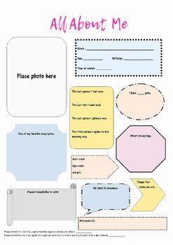 Getting to Know You Worksheet New Getting to Know You Worksheets by Perfect S Products