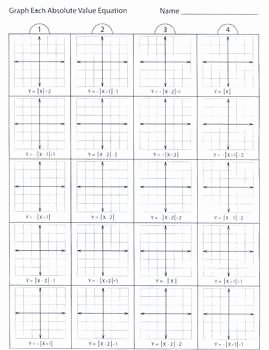 Graphing Absolute Value Functions Worksheet Fresh Absolute Value Equations Worksheet 2