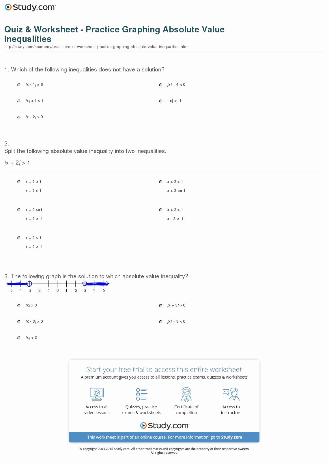 Graphing Absolute Value Inequalities Worksheet Inspirational Graphing Quadratic Equations Worksheet Doc Tessshebaylo