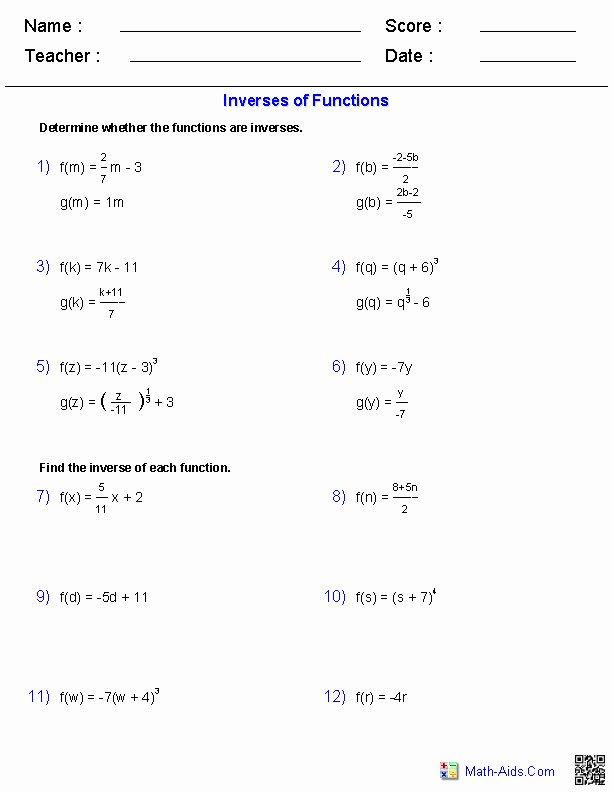50 Graphing Exponential Functions Worksheet Answers