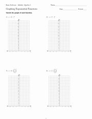 Graphing Exponential Functions Worksheet Luxury Systems Of Equations by Graphing Kuta software Infinite