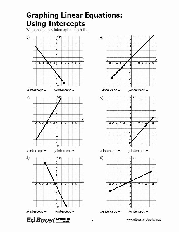 50 Graphing Linear Equations Practice Worksheet
