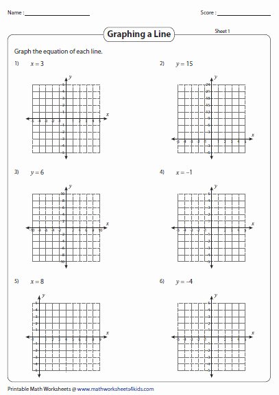 Graphing Linear Equations Practice Worksheet Luxury Graphing Lines Worksheet