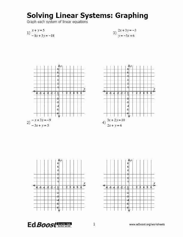 50 Graphing Linear Equations Practice Worksheet