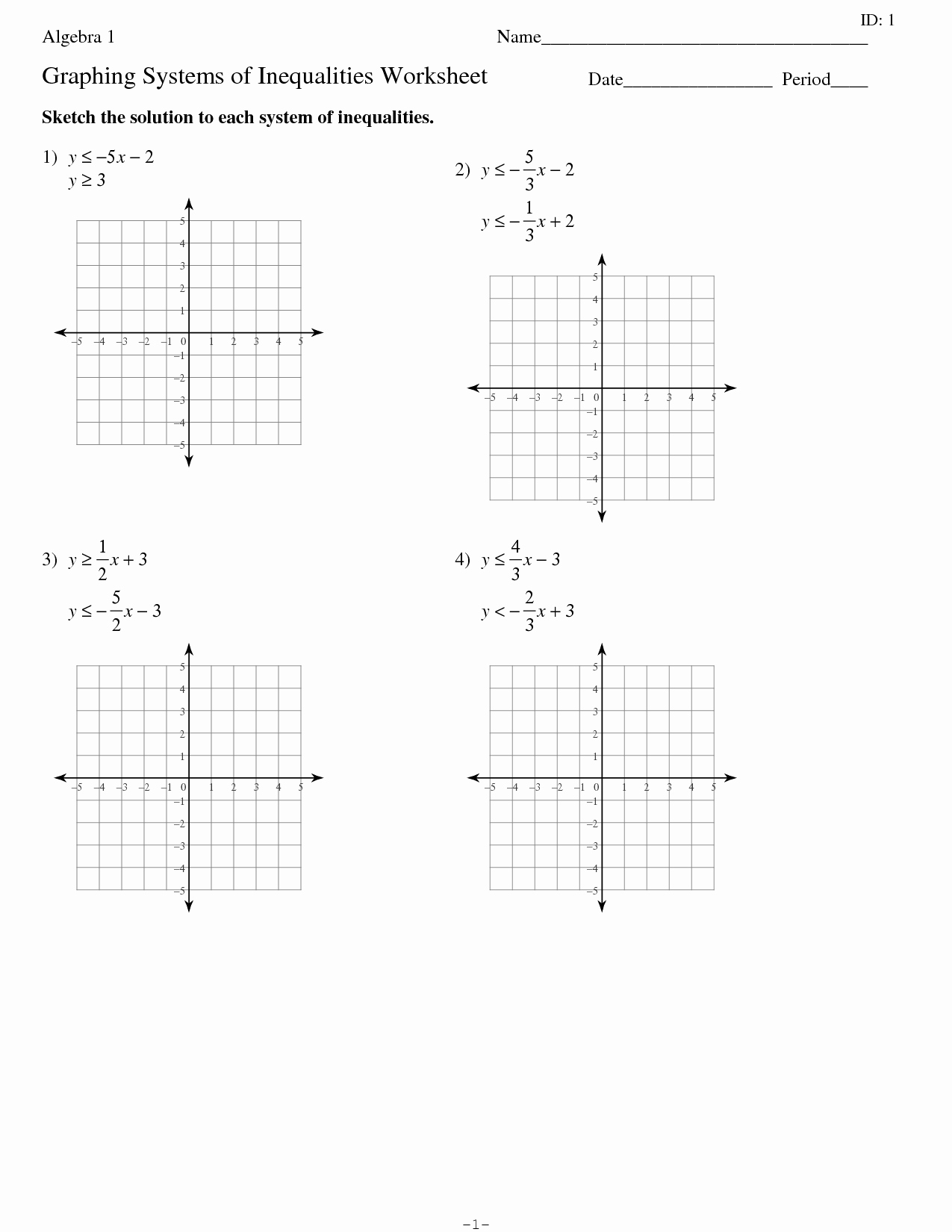 Graphing Linear Equations Practice Worksheet Unique 15 Best Of solving and Graphing Inequalities