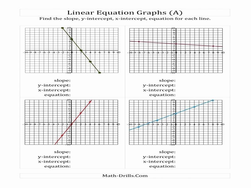 Graphing Linear Equations Worksheet Pdf Best Of Graphing Y Mx B Worksheet Free Printable Worksheets