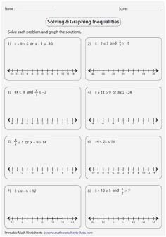 Graphing Linear Equations Worksheet Pdf Best Of solving and Graphing Inequalities Worksheet Pdf