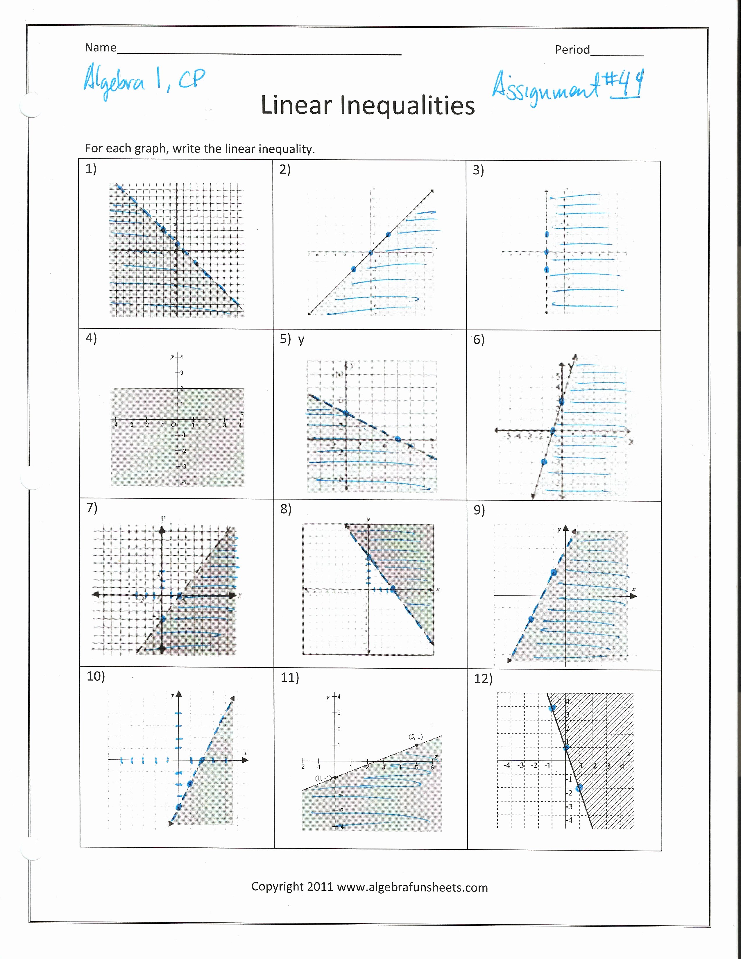 Graphing Linear Equations Worksheet Pdf New Writing Equations From Graphs and Tables Worksheet the