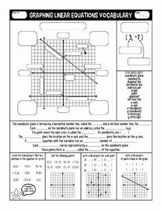 Graphing Linear Functions Worksheet Inspirational Pinterest • the World’s Catalog Of Ideas