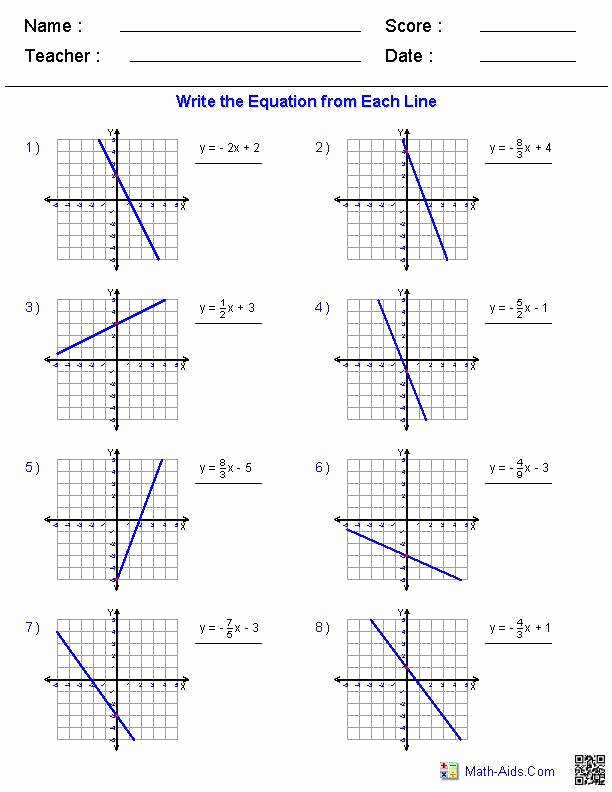 Graphing Linear Functions Worksheet Pdf Elegant Graphing Linear Functions Worksheet